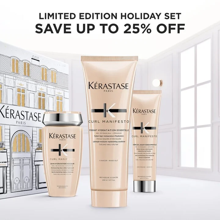Curl Manifesto Luxury Holiday Gift Set 3 Curl Manifesto Luxury Holiday Gift Set