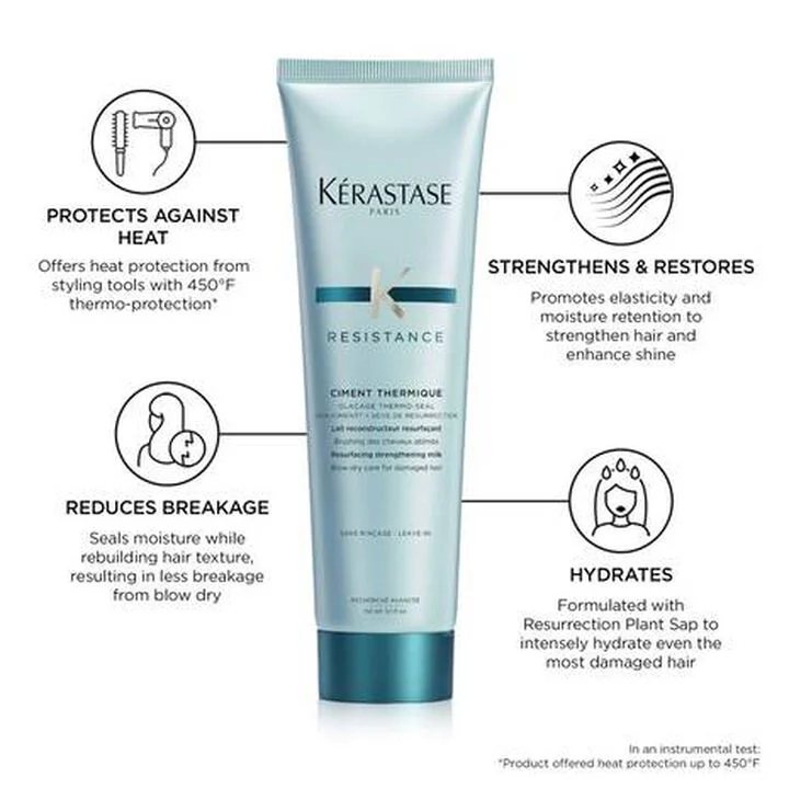 Résistance Ciment Thermique Heat Protecting Cream